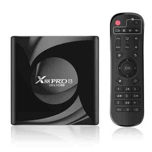 X88 Pro 13 Android 13.0 Smart TV Box with Remote Control, RK3528 Quad-Core, 2GB+16GB (UK Plug)