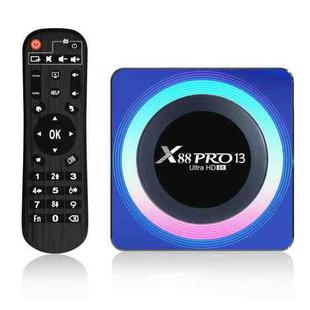 Acrylic X88 Pro 13 8K Ultra HD Android 13.0 Smart TV Box with Remote Control, RK3528 Quad-Core, 2GB+16GB(AU Plug)