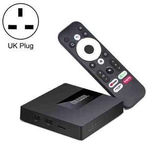 MECOOL KM7 4K TV Box, Android 11 Amlogic S905Y4 CPU 2GB+16GB with Remote Control, UK Plug