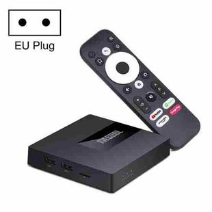MECOOL KM7 4K TV Box, Android 11 Amlogic S905Y4 CPU 4GB+64GB with Remote Control, EU Plug