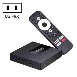 MECOOL KM7 4K TV Box, Android 11 Amlogic S905Y4 CPU 4GB+64GB with Remote Control, US Plug