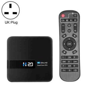 H20 4K Ultra HD Smart TV BOX Android 6.0 Media Player wtih Remote Control, Quad-core, RAM: 2GB, ROM: 16GB(UK Plug)