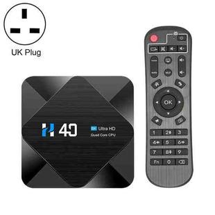 H40 4K Ultra HD Smart TV BOX Android 10.0 Media Player with Remote Control, Quad-core, RAM: 4GB, ROM: 32GB(UK Plug)
