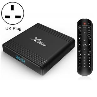 X96 Air 8K Smart TV BOX Android 9.0 Media Player with Remote Control, Quad-core Amlogic S905X3, RAM: 2GB, ROM: 16GB, Dual Band WiFi, UK Plug