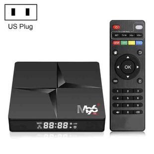 M96+ 4K Smart TV BOX Android 10 Media Player with Remote Control, Quad-core RK3318, RAM: 2GB, ROM: 16GB, Dual Band WiFi, Bluetooth, US Plug