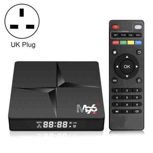 M96+ 4K Smart TV BOX Android 10 Media Player with Remote Control, Quad-core RK3318, RAM: 4GB, ROM: 32GB, Dual Band WiFi, Bluetooth, UK Plug