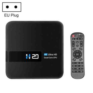 H20 4K Smart TV BOX Android 10.0 Media Player with Remote Control, Quad Core RK3228A, RAM: 1GB, ROM: 8GB, 2.4GHz WiFi, EU Plug