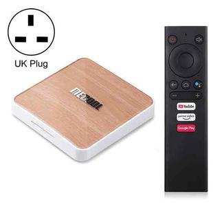 MECOOL KM6 4K Smart TV BOX Android 10.0 Media Player with Remote Control, Amlogic S905X4 Quad Core ARM Cortex A55, RAM: 4GB, ROM: 32GB, Support WiFi, Bluetooth, Ethernet, UK Plug