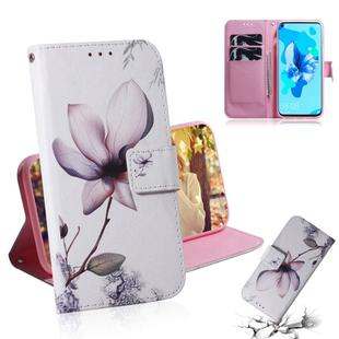 Painting Pattern Coloured Drawing Horizontal Flip Leather Case with Holder & Card Slots & Wallet for Huawei P20 Lite 2019 / Nova 5i(Magnolia)
