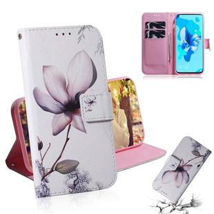 Painting Pattern Coloured Drawing Horizontal Flip Leather Case with Holder & Card Slots & Wallet for Huawei Honor 20(Magnolia)