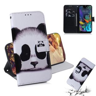Painting Pattern Coloured Drawing Horizontal Flip Leather Case with Holder & Card Slots & Wallet for LG K50(Panda)