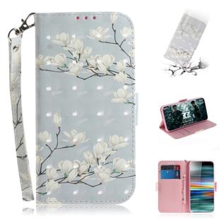 3D Painting Pattern Coloured Drawing Horizontal Flip Leather Case with Holder & Card Slots & Wallet For Sony Xperia 10(Mognolia)