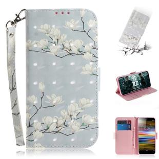 3D Painting Pattern Coloured Drawing Horizontal Flip Leather Case with Holder & Card Slots & Wallet For Sony Xperia L3(Mognolia)