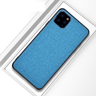 Shockproof Cloth Texture PC+ TPU Protective Case for iPhone 11 Pro(Sky Blue)
