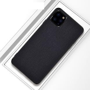 Shockproof Cloth Texture PC+ TPU Protective Case for iPhone 11 Pro(Black)