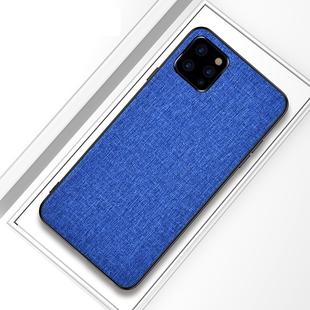 Shockproof Cloth Texture PC+ TPU Protective Case for iPhone 11(Blue)