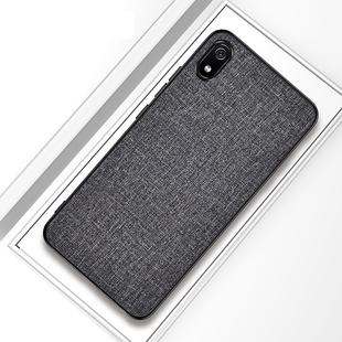 Shockproof Cloth Texture PC+ TPU Protective Case for Xiaomi Redmi 7A(Grey)