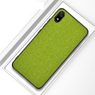Shockproof Cloth Texture PC+ TPU Protective Case for Xiaomi Redmi 7A(Green)