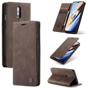 CaseMe-013 Multifunctional Horizontal Flip Leather Case with Card Slot & Holder for Galaxy M10(Coffee)