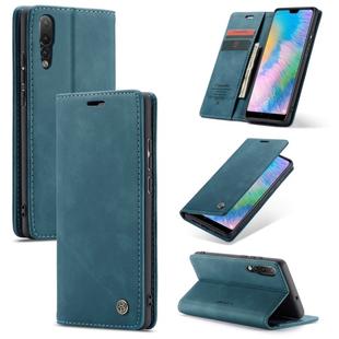 CaseMe-013 Detachable Multifunctional Horizontal Flip Leather Case with Card Slot & Holder for Huawei P20 Pro(Blue)
