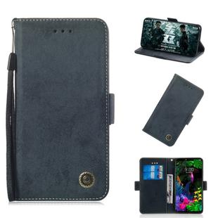 Multifunctional Horizontal Flip Retro Leather Case with Card Slot & Holder for LG G8 ThinQ(Black)