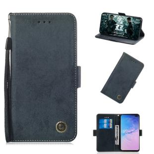 Multifunctional Horizontal Flip Retro Leather Case with Card Slot & Holder for Galaxy A10(Black)