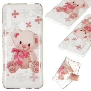 Coloured Drawing Transparent Clear TPU Case for Huawei P Smart Z(Little bear)