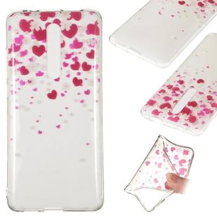 Coloured Drawing Transparent Clear TPU Case for Xiaomi Redmi K20(Love)