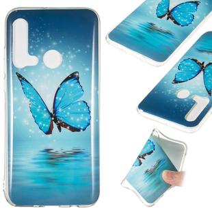 Noctilucent TPU Soft Case for Huawei P20 lite (2019)(Butterfly)