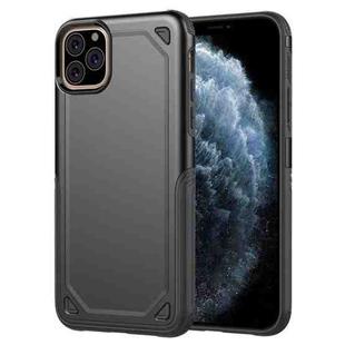 For iPhone 11 Pro Shockproof Rugged Armor Protective Case (Black)