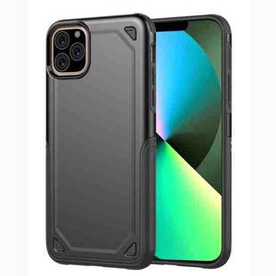 For iPhone 11 Pro Max Shockproof Rugged Armor Protective Case (Black)