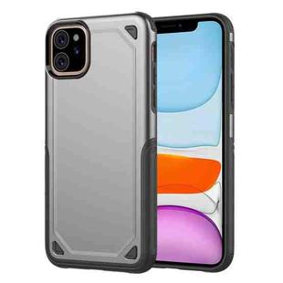For iPhone 11 Shockproof Rugged Armor Protective Case (Grey)