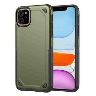 For iPhone 11 Shockproof Rugged Armor Protective Case (Army Green)