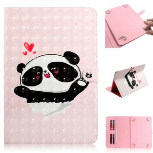 3D Colored Drawing Universal Horizontal Flip Leather Case, with Holder & Card Slot & Wallet for 7 inch Tablet PC(Love Bear)