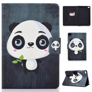 Colored Drawing Universal Voltage Craft Cloth TPU Protective Case, with Holder & Sleep / Wake-up Function & Card Slots & Anti-slip Strip for iPad Mini1 / 2 / 3 / 4 / 5(Panda)