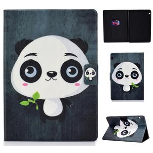 Colored Drawing Universal Voltage Craft Cloth TPU Protective Case, with Holder & Card Slots & Anti-slip Strip(Panda)