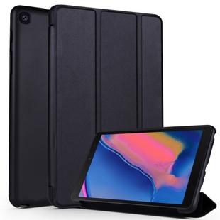 Cowhide Texture Horizontal Flip Leather Case for Galaxy Tab A8 (2019) P200 / P205, with Holder(Black)