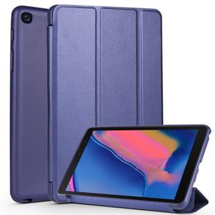 Cowhide Texture Horizontal Flip Leather Case for Galaxy Tab A8 (2019) P200 / P205, with Holder(Dark Blue)