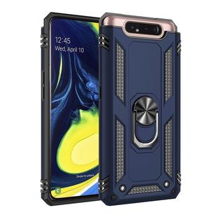 Armor Shockproof TPU + PC Protective Case with 360 Degree Rotation Holder for Galaxy A80(Blue)
