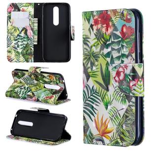 3D Colored Drawing Horizontal Flip Leather Case with Holder & Card Slots & Wallet For Nokia 4.2(Banana Leaf)