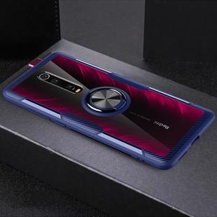 Shockproof Transparent Protective Case with 360 Degree Magnetic Rotation Holder For Xiaomi Redmi K20 & K20 Pro(Blue)