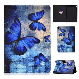 Colored Drawing Universal Voltage Craft Cloth TPU Protective Case, with Holder & Sleep / Wake-up Function & Card Slots & Anti-slip Strip for iPad Pro 10.5 Inch / iPad Air (2019)(Butterfly)