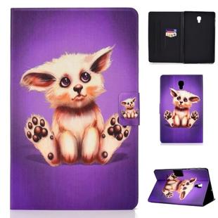 Colored Drawing Universal Voltage Craft Cloth TPU Protective Case, with Holder & Sleep / Wake-up Function & Card Slots & Anti-slip Strip for Galaxy Tab A 10.5 T590 / T595(Fox)