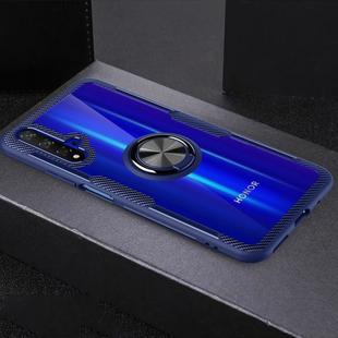 Scratchproof TPU + Acrylic Ring Bracket Protective Case For Huawei Honor 20(Blue)