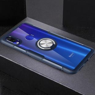 Scratchproof TPU + Acrylic Ring Bracket Protective Case For Xiaomi Redmi 7(Navy Blue)
