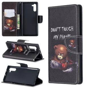 Colored Drawing Pattern Horizontal Flip Leather Case with Holder & Card Slots & Wallet(Bear)