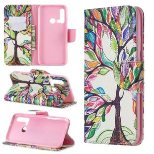 Colored Drawing Pattern Horizontal Flip Leather Case with Holder & Card Slots & Wallet For Huawei P20 lite (2019) / nova 5i (Tree of Life)