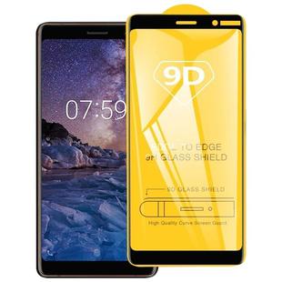 9D Full Glue Full Screen Tempered Glass Film For Nokia 8.1 / X7