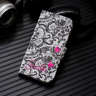 3D Painting Pattern Coloured Drawing Horizontal Flip PU Leather Case with Holder & Card Slots & Wallet For Motorola MOTO E5 / G6 Play(Lace Flower)