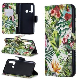 3D Colored Drawing Pattern Horizontal Flip Leather Case with Holder & Card Slots & Wallet(Banana Leaf)